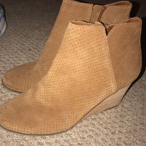 Wedge booties